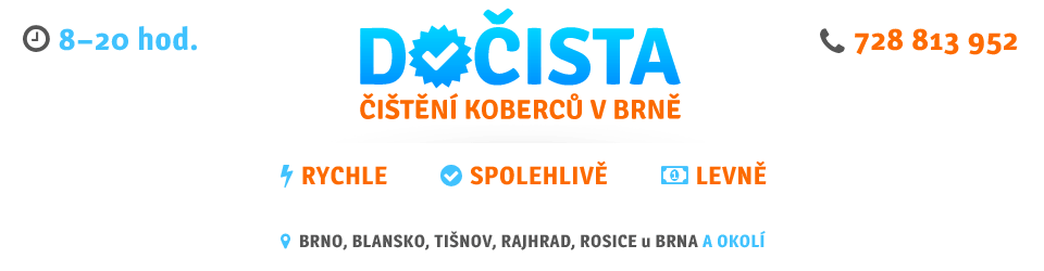 Čištění koberců DOČISTA Brno